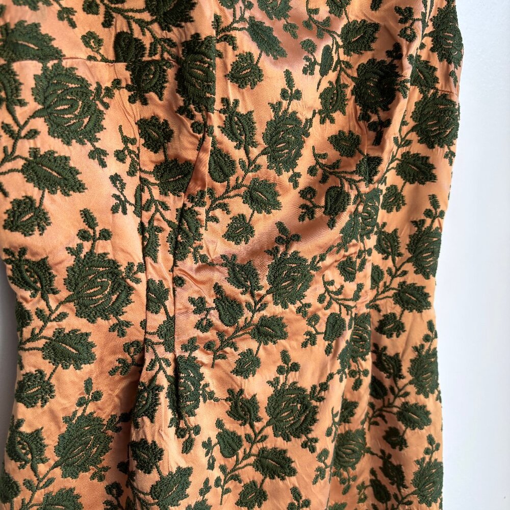 Stunning 60s Brocade Wiggle Dress & Matching Jacket - Picture 3 of 16